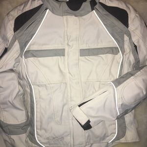 Castle women’s motorcycle jacket 2pc w/original Liner, Size 8